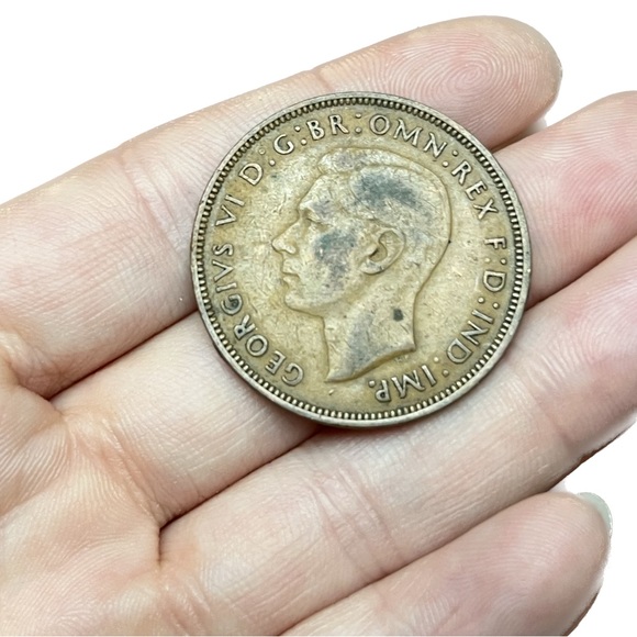 🎈$5 add on - 1944 ONE PENNY - George VI - Picture 2 of 6